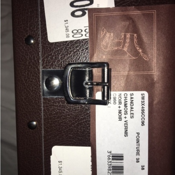 Azzedine Alaia black suede & patent leather heels size 38 - Picture 10 of 13